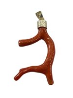 Pendant Mandile 1922 Woman Coralli in Silver Corallo 2MCIC37